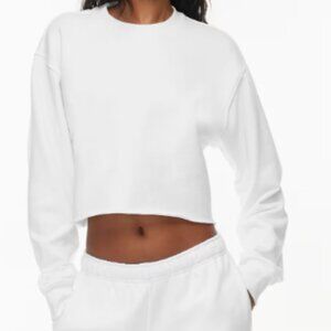 Aritzia: Cozy Fleece Perfect Cropped Sweatshirt